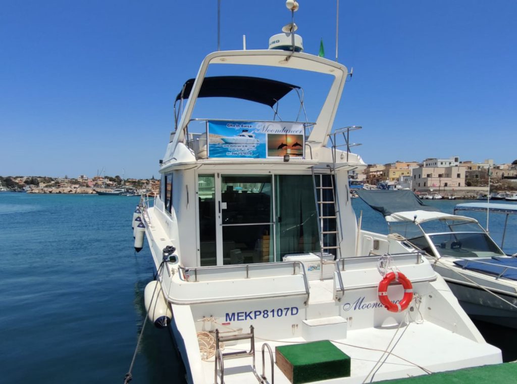 Moondancer gita in barca a Lampedusa